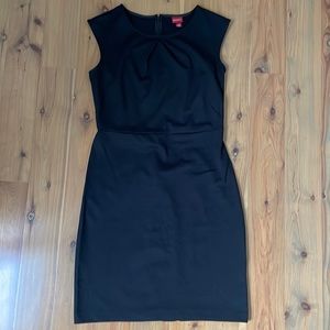 Merona Black Sleeveless Zip Up Pencil Dress
